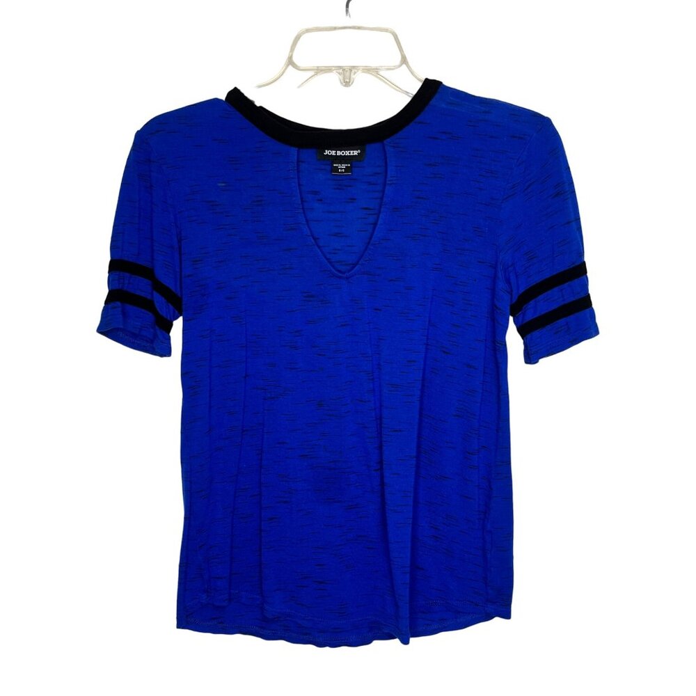 Joe Boxer Small Blue & Black Athletic Tee 66d